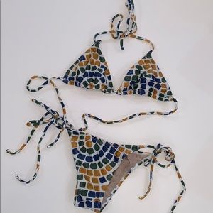 Perfect tanning two piece bikini